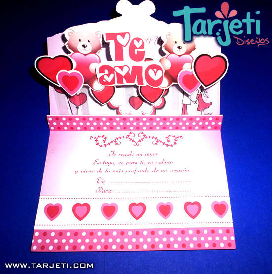 Amoroso - Tarjetas personalizadas hechas con mucho amor para ti