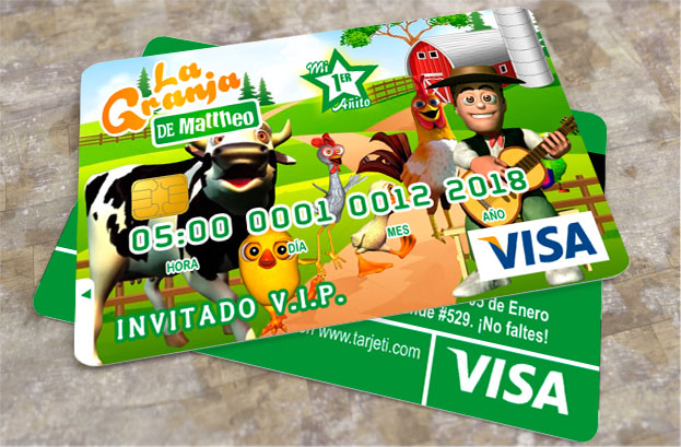 Invitación – Tarjeta de Visa Granja de Zenon