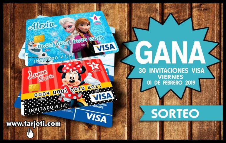 GRAN SORTEO DE 30 INVITACIONES VISA