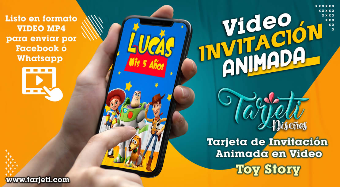 ▷ Video Saludo de Cumpleaños Toy Story, Whatsapp